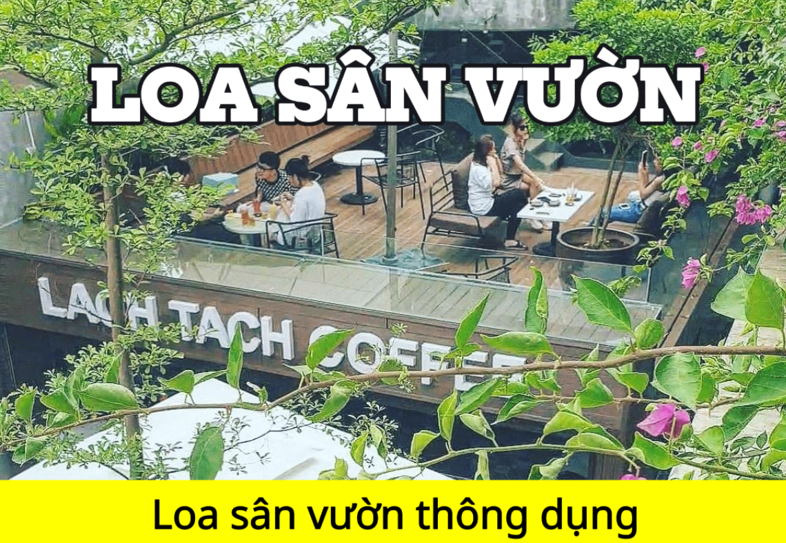 Top 12 loa sân vườn thông dụng nhất hiện nay trên thị trường