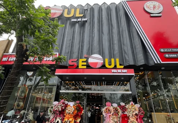 Lắp đặt hệ thống loa âm trần cho nhà hàng Mì Cay SEOUL Huế-Cn3 | Goldsound Audio