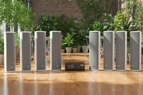 Loa cột chống nước sân vườn không dây G110-NT UHF
