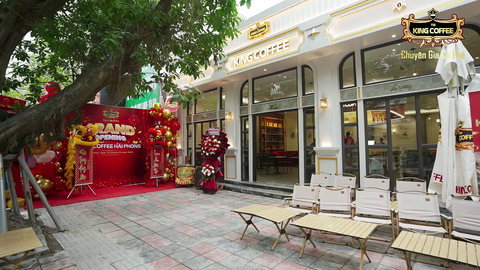 Goldsound Audio mang đến hệ thống âm thanh hiện đại, chất lượng cao cho King Coffee Hải Phòng
