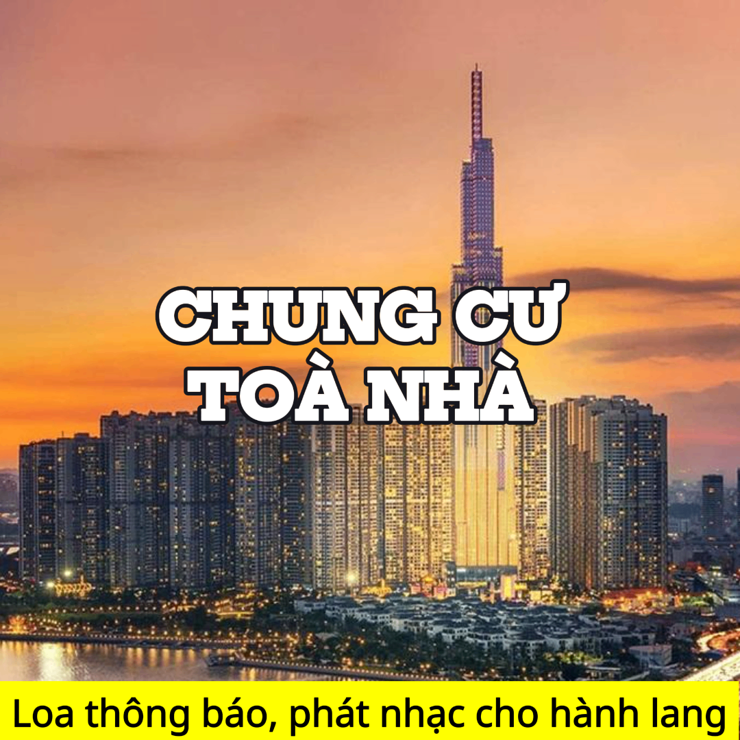 Loa toà nhà chung cư