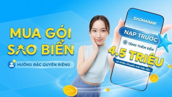 GÓI SAO BIỂN - HƯỞNG ĐẶC QUYỀN RIÊNG