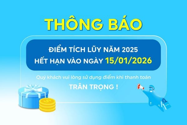 THÔNG BÁO SỬ DỤNG ĐIỂM TÍCH LŨY NĂM 2025