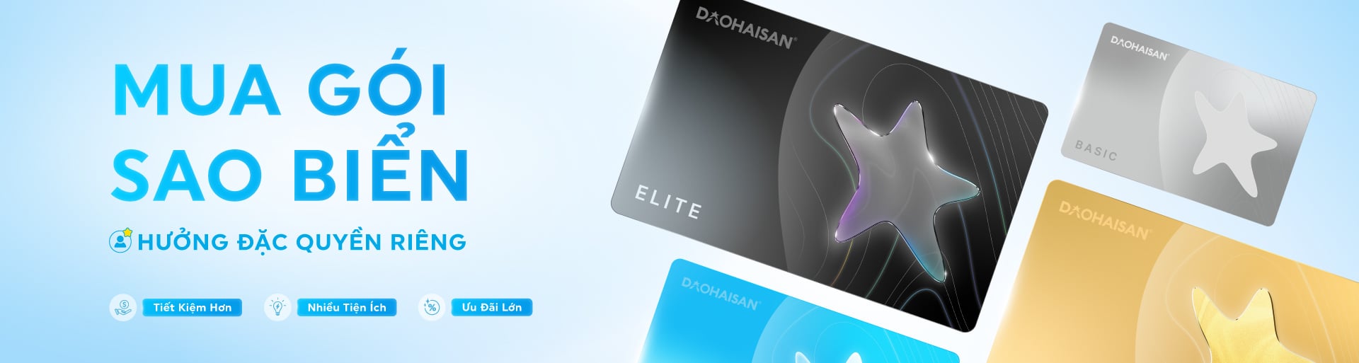 MUA GÓI SAO BIỂN - HƯỞNG ĐẶC QUYỀN RIÊNG