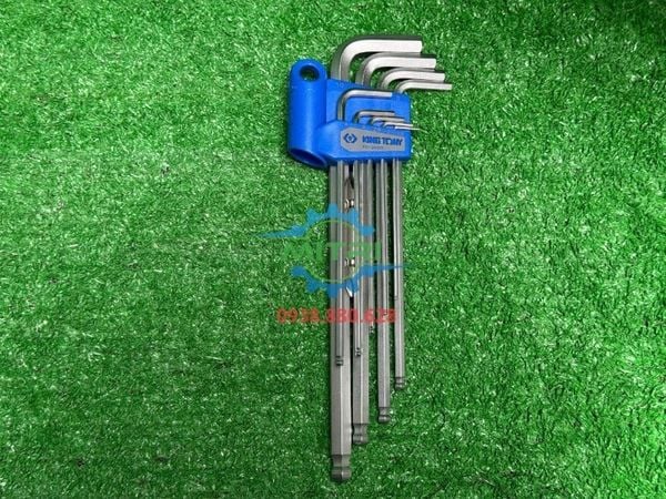 Bộ khóa lục giác 9 món Kingtony 20109MR chuẩn kỹ thuật cơ khí lắp ráp
