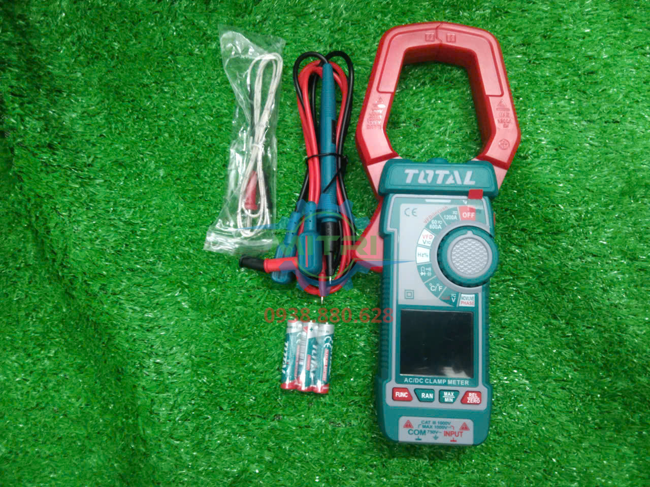 Ampe kìm kiểm tra kỹ thuật số Total TMT7610002 - hình tổng quan
