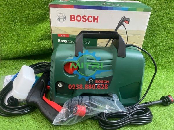 Máy Phun Xịt Rửa Áp Lực Cao Bosch Easy AQT 120 Chính Hãng – 1500W, 120 Bar, Có Sẵn Tại Minh Triết
