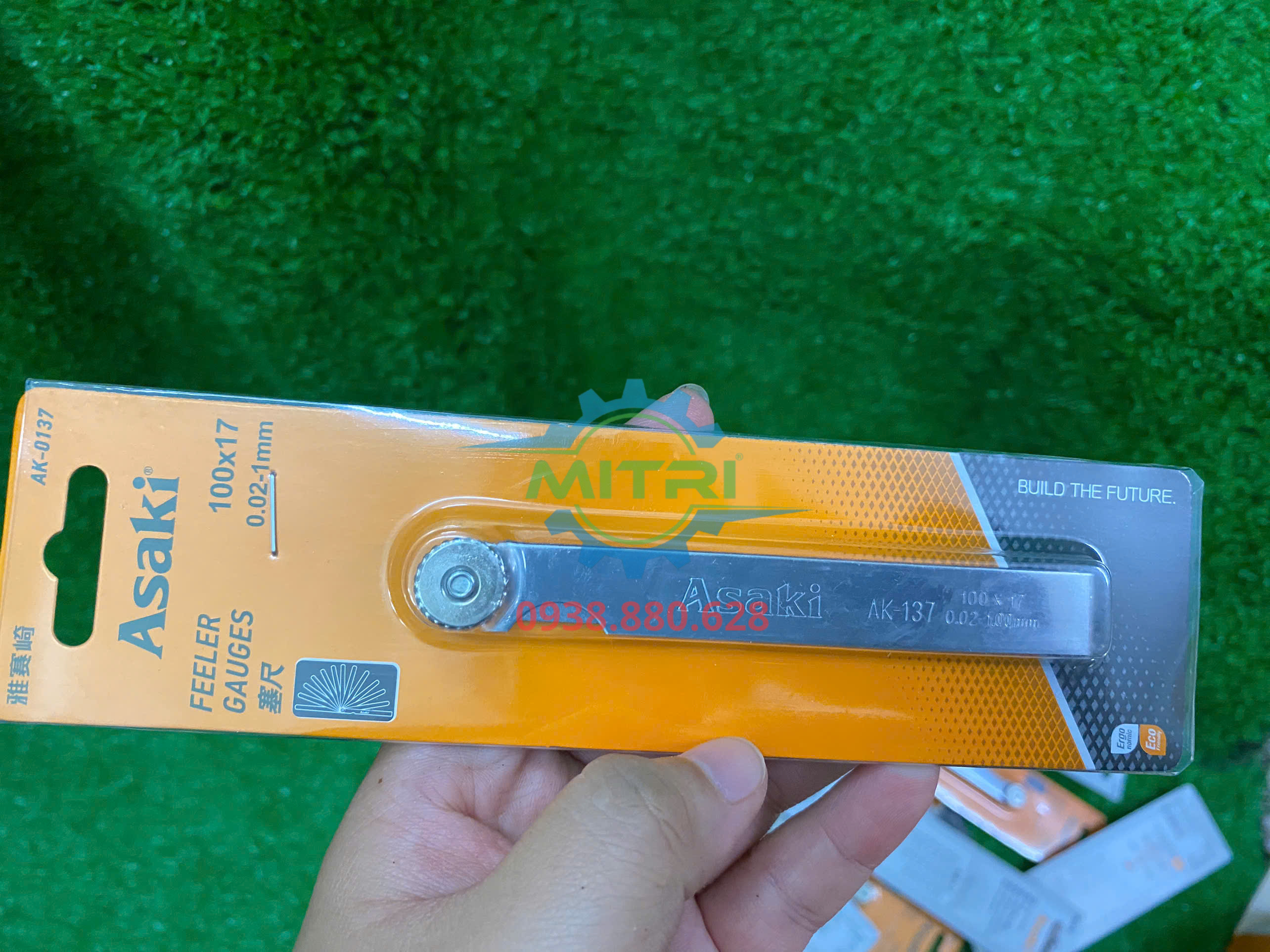 Asaki AK-0137 thước đo khe hở chính hãng