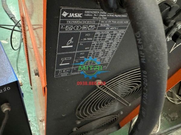 Bàn giao máy hàn Jasic TIG500P E312 trực tiếp cho nhà máy đóng tàu công nghiệp