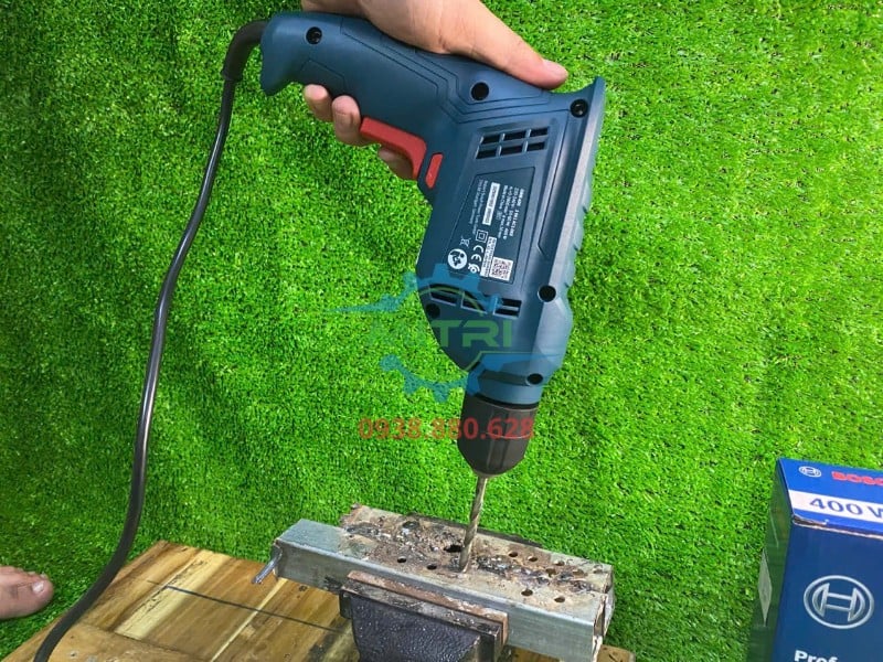 Bosch GBM 400 khoan nhôm tối đa 13mm dùng cho lắp đặt và sửa chữa Bosch GBM 400 khoan nhôm tối đa 13mm dùng cho lắp đặt và sửa chữa