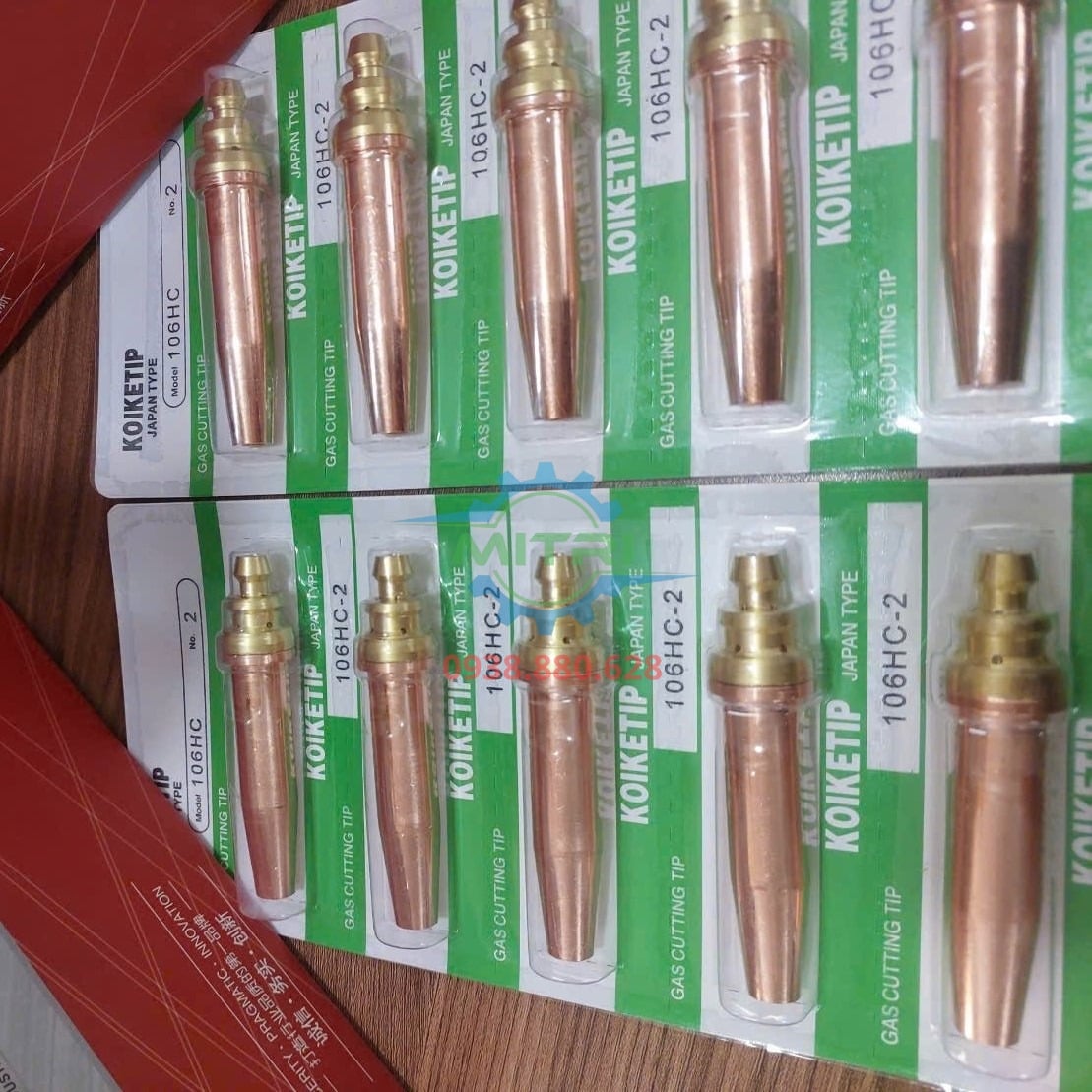 Béc cắt gas oxy KOIKE 106HC-2 đóng gói vỉ