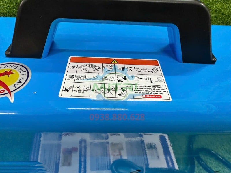 Biển cảnh báo an toàn trên máy hàn Hồng Ký HK250Z