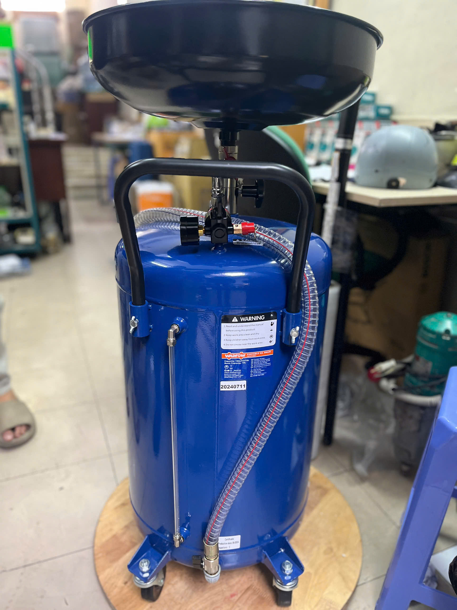 Bình sôi hút gió 70L Wadfow WKD1A07 cho gara ô tô cơ khí