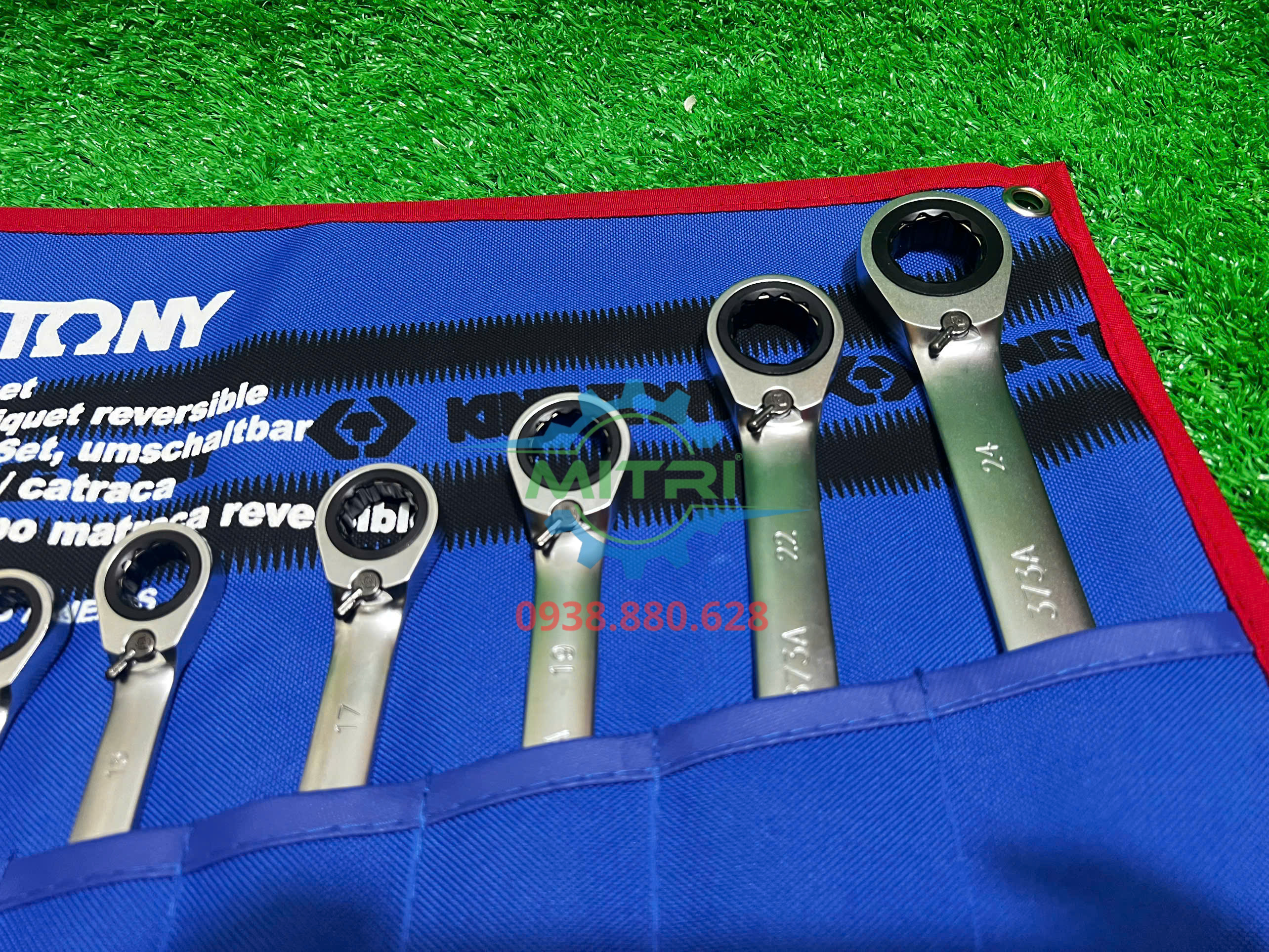 Bộ cờ lê vòng miệng 12 cái Kingtony 122A12MRN