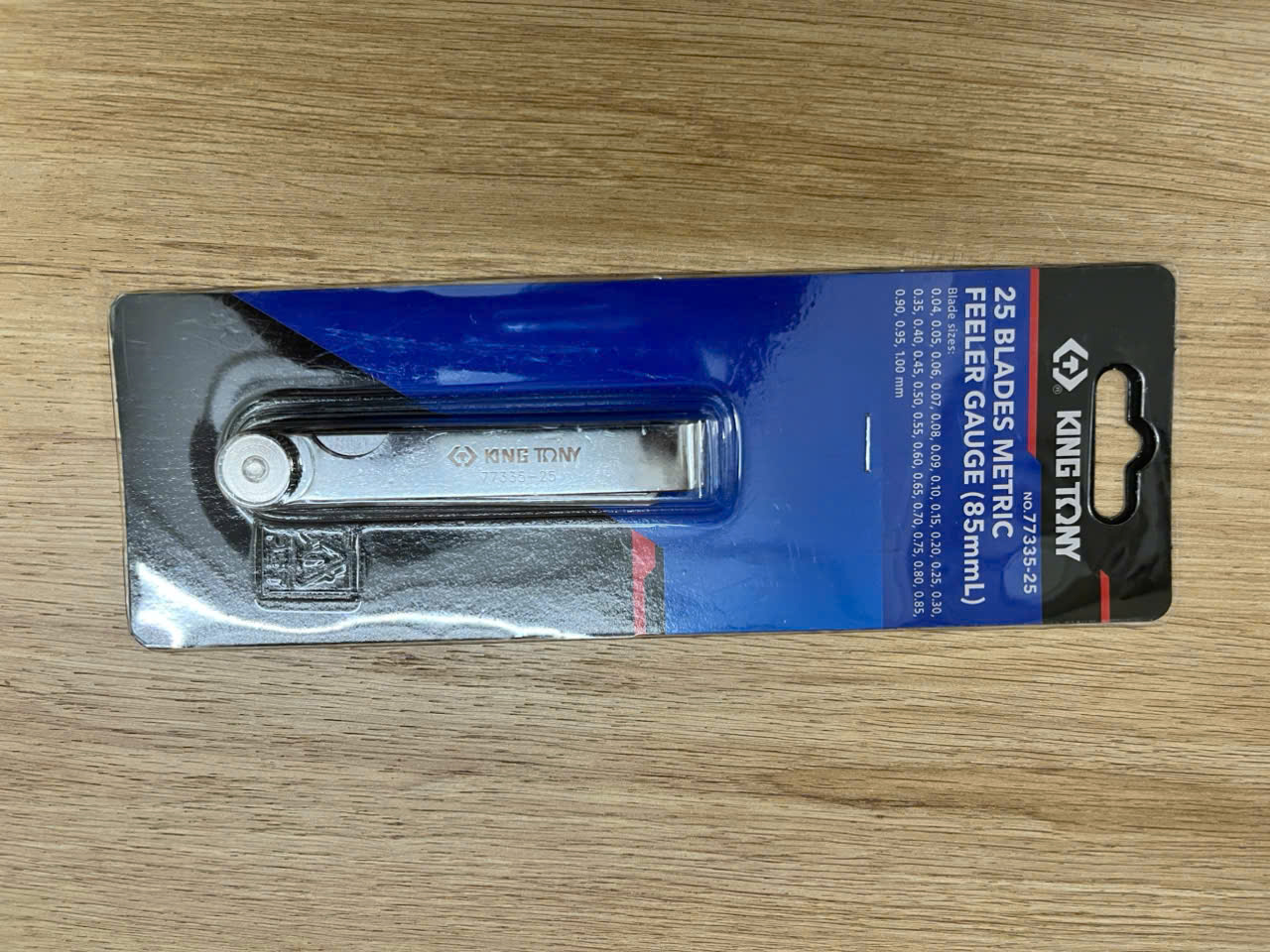 Bộ dưỡng đo độ dày 25 lá Kingtony 77335-25 chính hãng