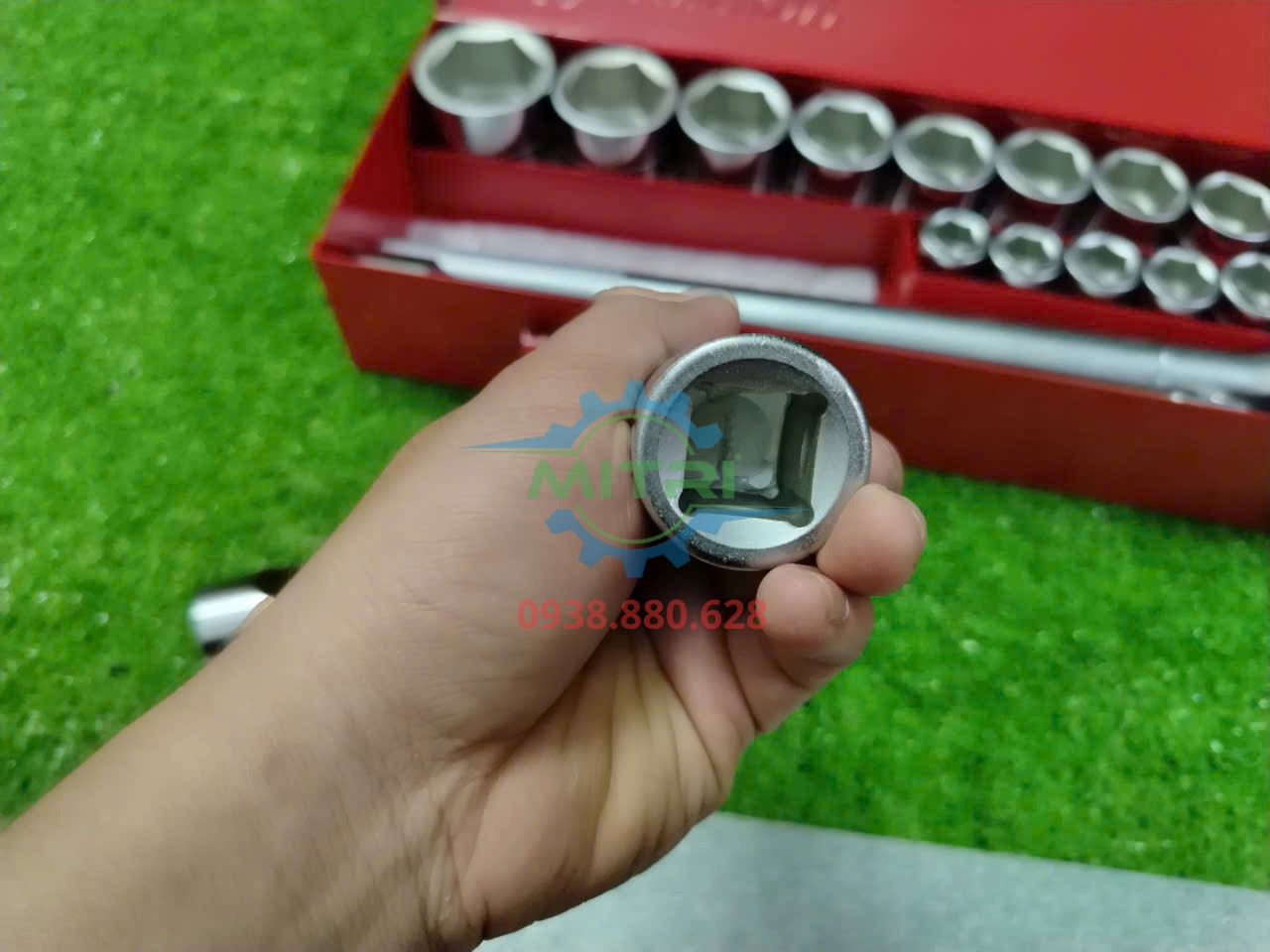 Bộ Hand Socket Kingtony 6323MR 3/4 inch Bộ khẩu tuýp tay 3/4 inch hệ mét Kingtony 6323MR 6 cạnh