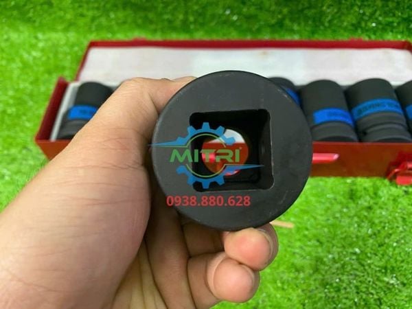 Bộ đầu khẩu vặn ốc chìm 8pc Kingtony 8408MP02 chuẩn kỹ thuật cơ khí chống tuông tròn cạnh ốc