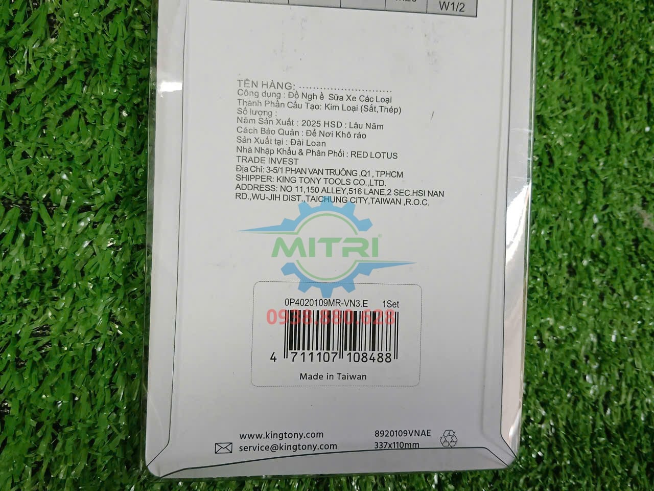 Bộ lục giác Kingtony 20109MR 9 cây hệ mét dành cho xưởng và tổ bảo trì