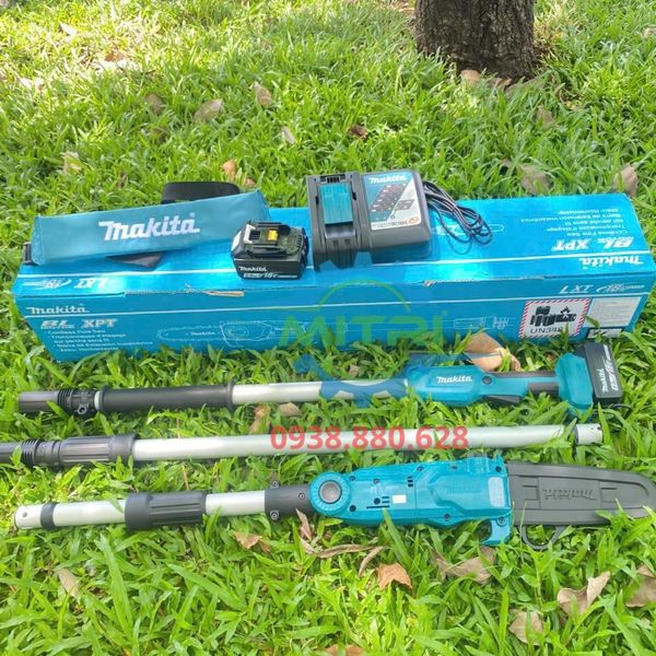 Bộ áy cưa cành Makita DUA200RT01 và phụ kiện đi kèm