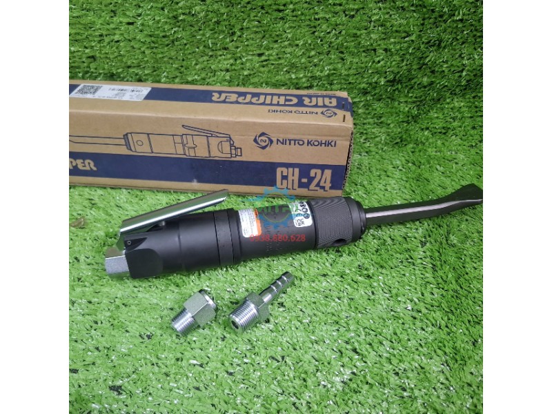 Bộ máy đục gỉ Nitto Kohki CH-24 đầy đủ phụ kiện theo bộ thực tế
