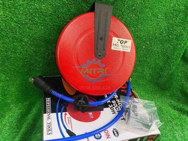 Bộ ống cuộn dây hơi TOP HR-702A kèm hộp đựng và phụ kiện