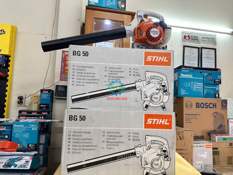Trọn bộ sản phẩm máy thổi lá STIHL BG 50