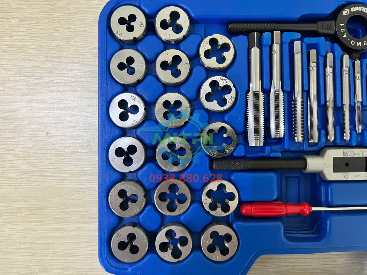 Bộ ta rô 39 chi tiết Kingtony 12939MQ1 dùng cho cơ khí