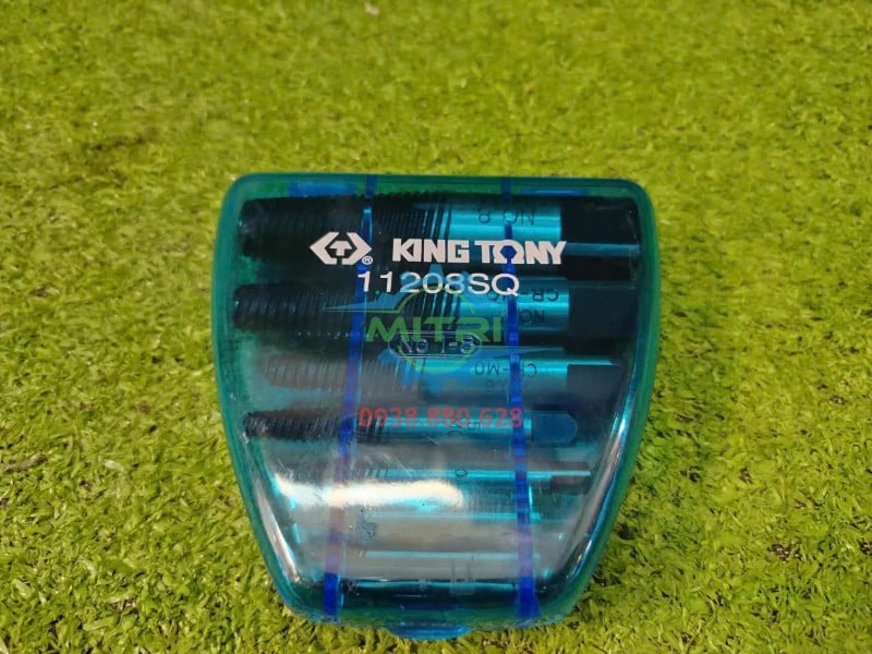 Bộ tháo ốc gãy 8 chi tiết Kingtony 11208SQ hộp nhựa đóng nắp