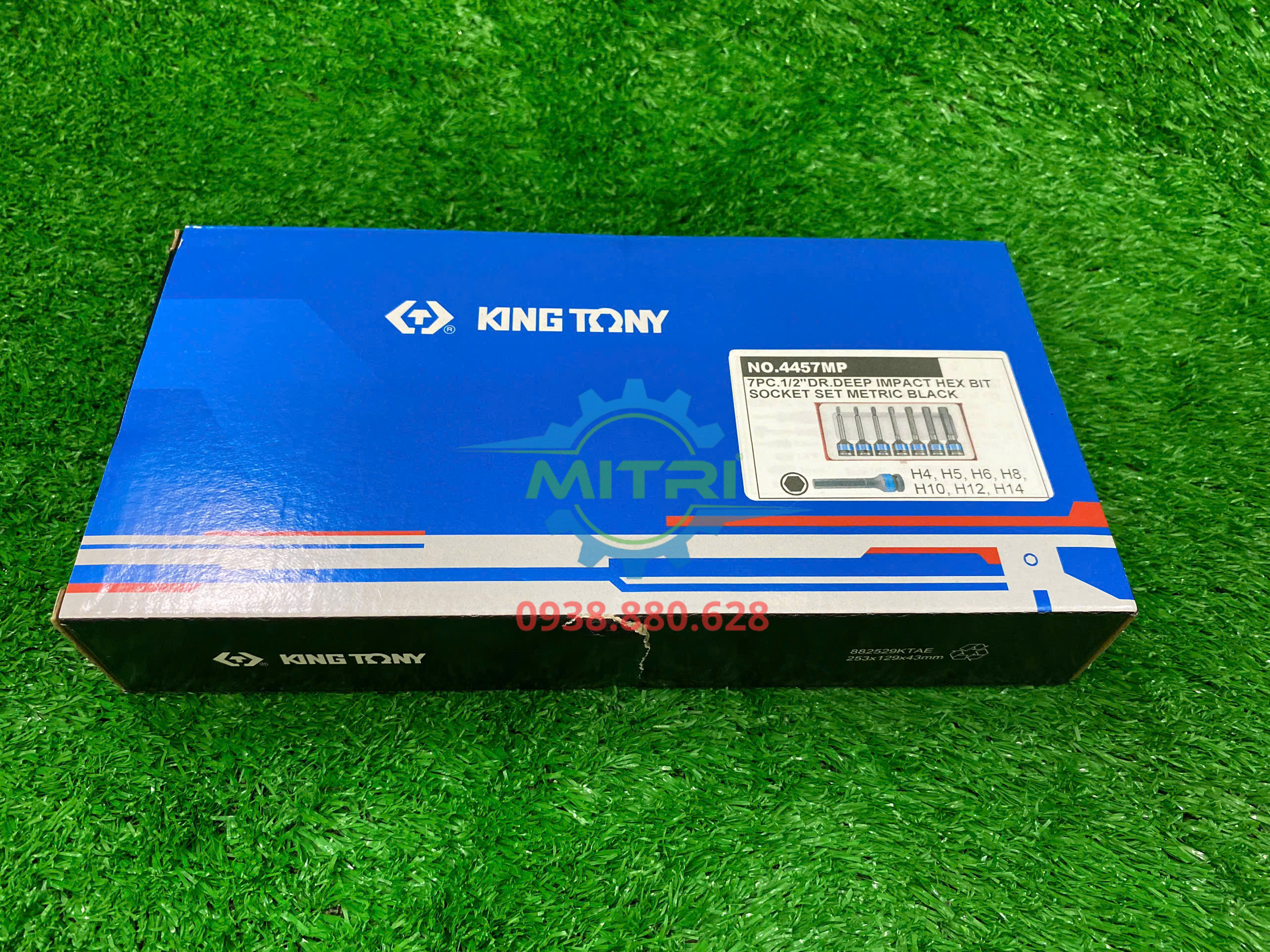 Bộ tuýp lục giác dài 1/2 inch Kingtony 4457MP