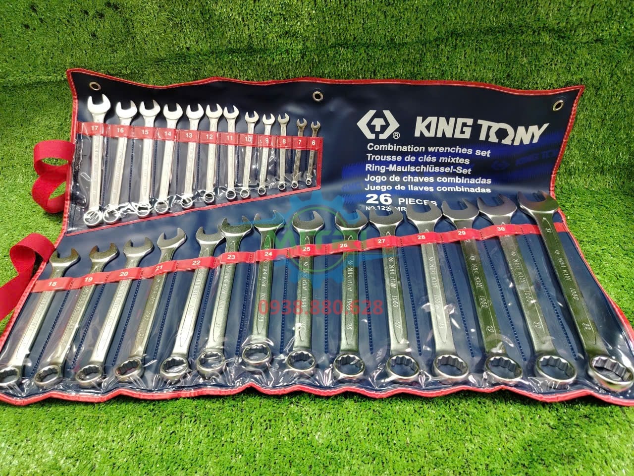 Bộ vòng miệng Kingtony 1226MR Bộ cờ lê vòng miệng Kingtony 1226MR dành cho xưởng và bảo trì chuyên nghiệp
