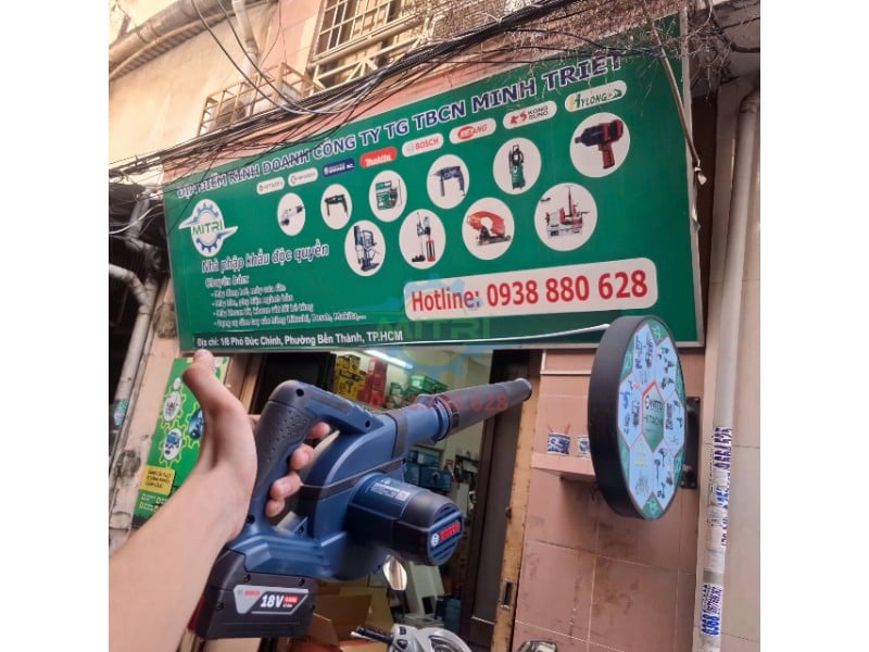 Bosch GBL 18V-120 tại Minh Triết kèm pin sạc mua riêng theo nhu cầu