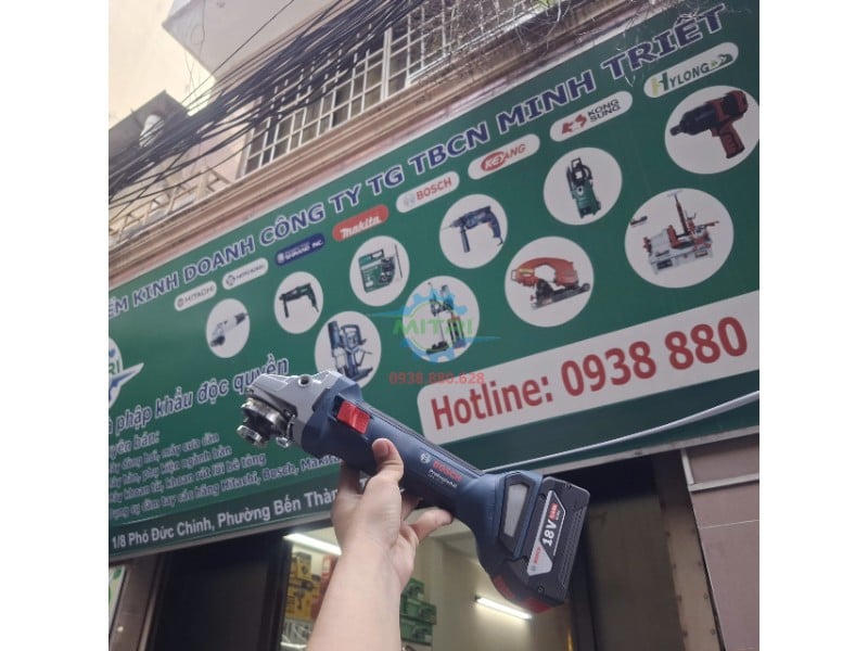 Bosch GWS 18V-8 có sẵn tại Minh Triết Bosch GWS 18V-8 có sẵn tại Minh Triết chính hãng