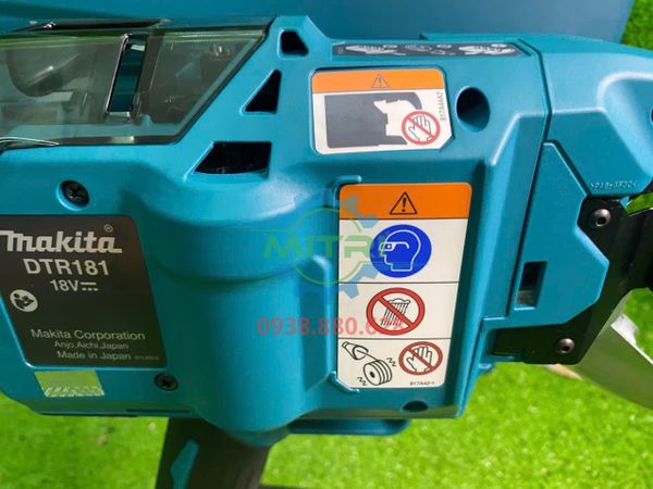 Cảnh báo an toàn máy buộc dây thép Makita DTR181ZK