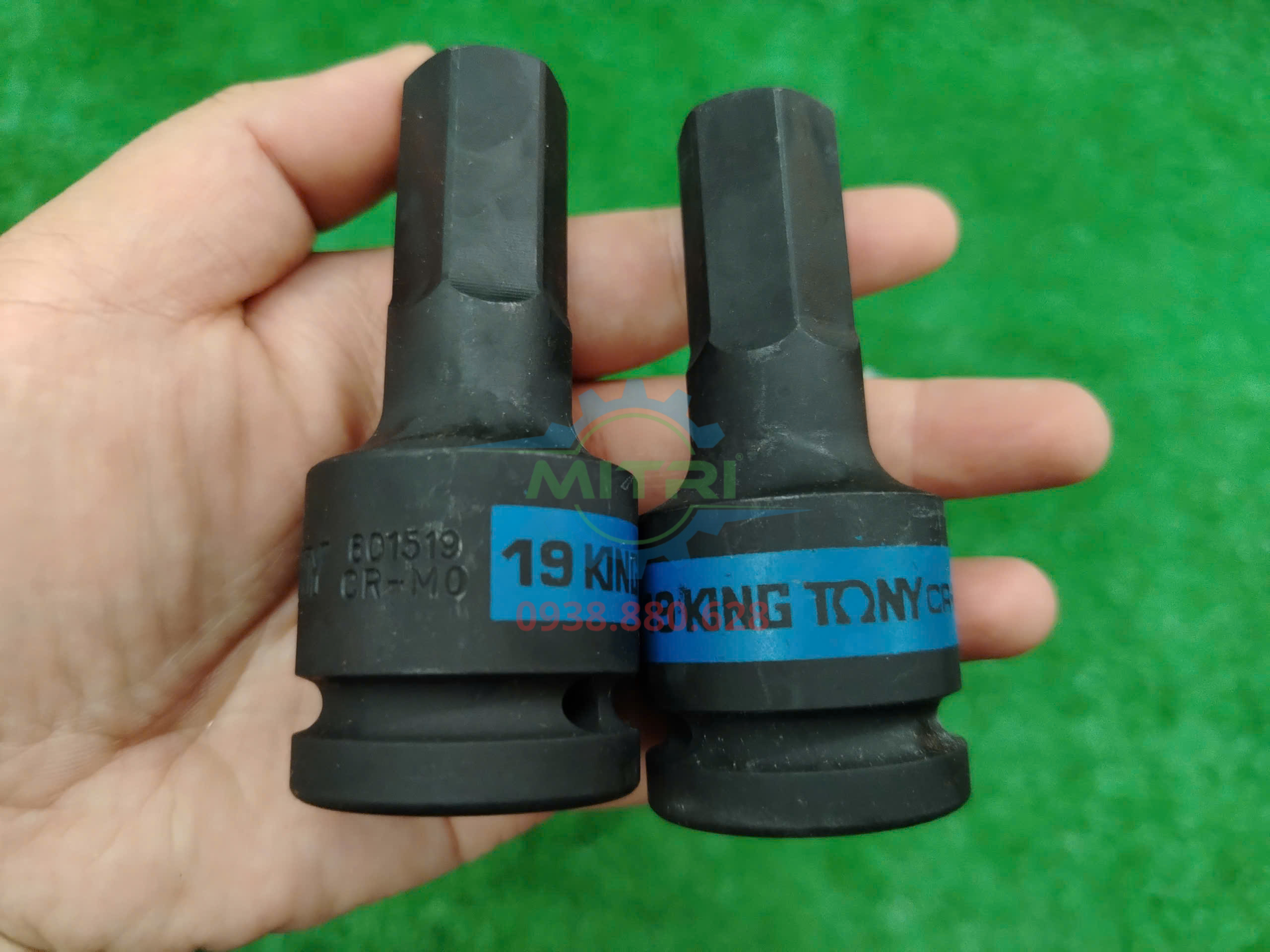 Chất liệu thép Cr-Mo siêu bền của đầu khẩu lục giác Kingtony giúp chịu tải va đập cực lớn