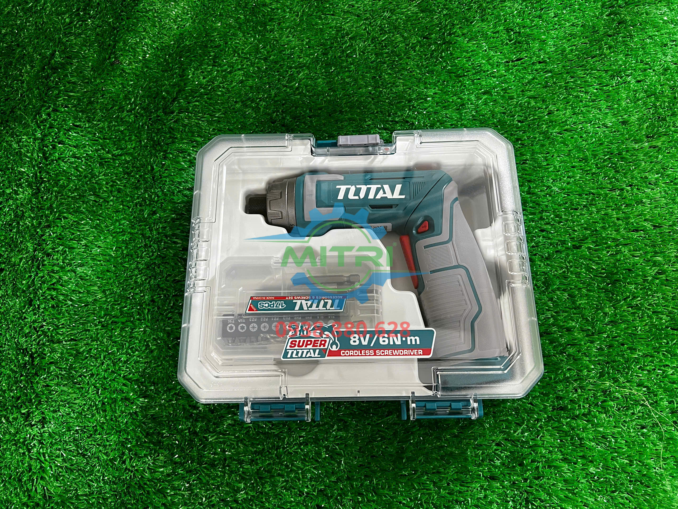 Chi tiết đầu vít máy vặn vít pin Total TSDLI08025