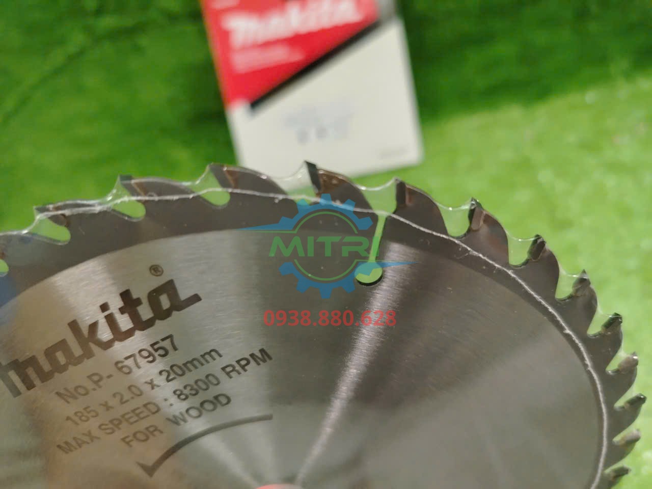 Chi tiết răng hợp kim lưỡi cắt gỗ Makita P-67957 40 răng