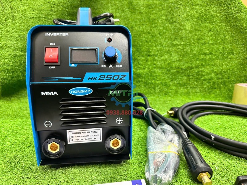 Núm chỉnh dòng máy hàn Hồng Ký HK 250Z dễ điều chỉnh dòng hàn