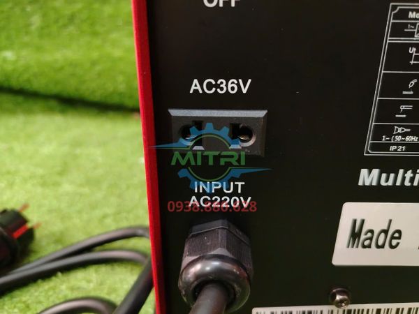 Cổng cắm 36V máy hàn Weldcom Multimag V2000
