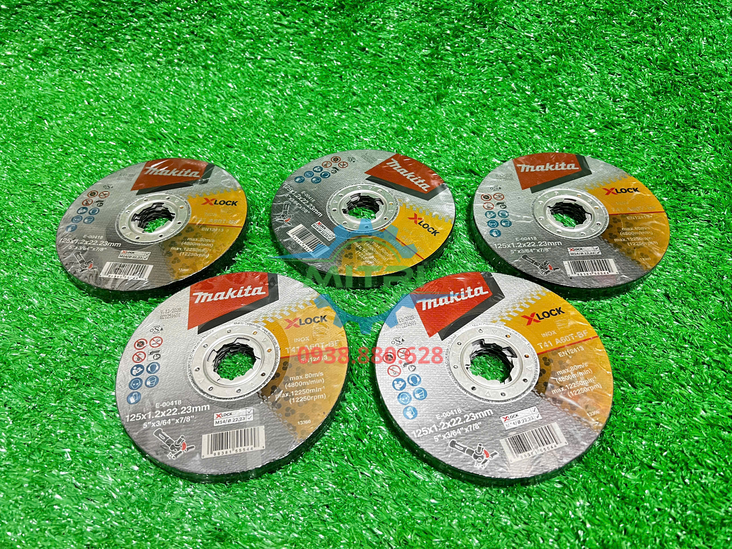 Đá cắt Inox mỏng Makita E-00418 chuẩn X-LOCK