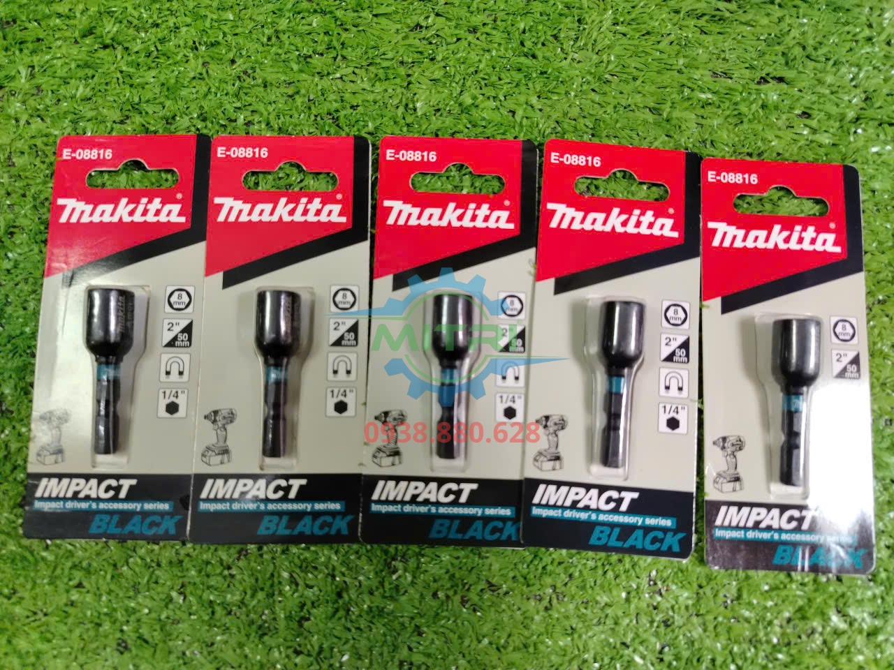 Đầu bắn tôn Makita E-08816 Impact Black đầu tuýp 8mm