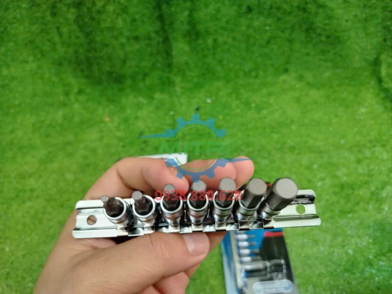 Các đầu bit lục giác Kingtony 2127PR nhìn từ trên