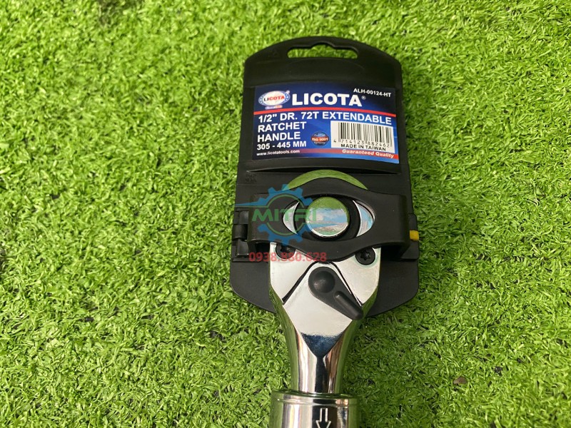 Đầu cần tự động Licota ALH-00124-HT 1/2 inch 72 răng có nút nhấn giữ tuýp