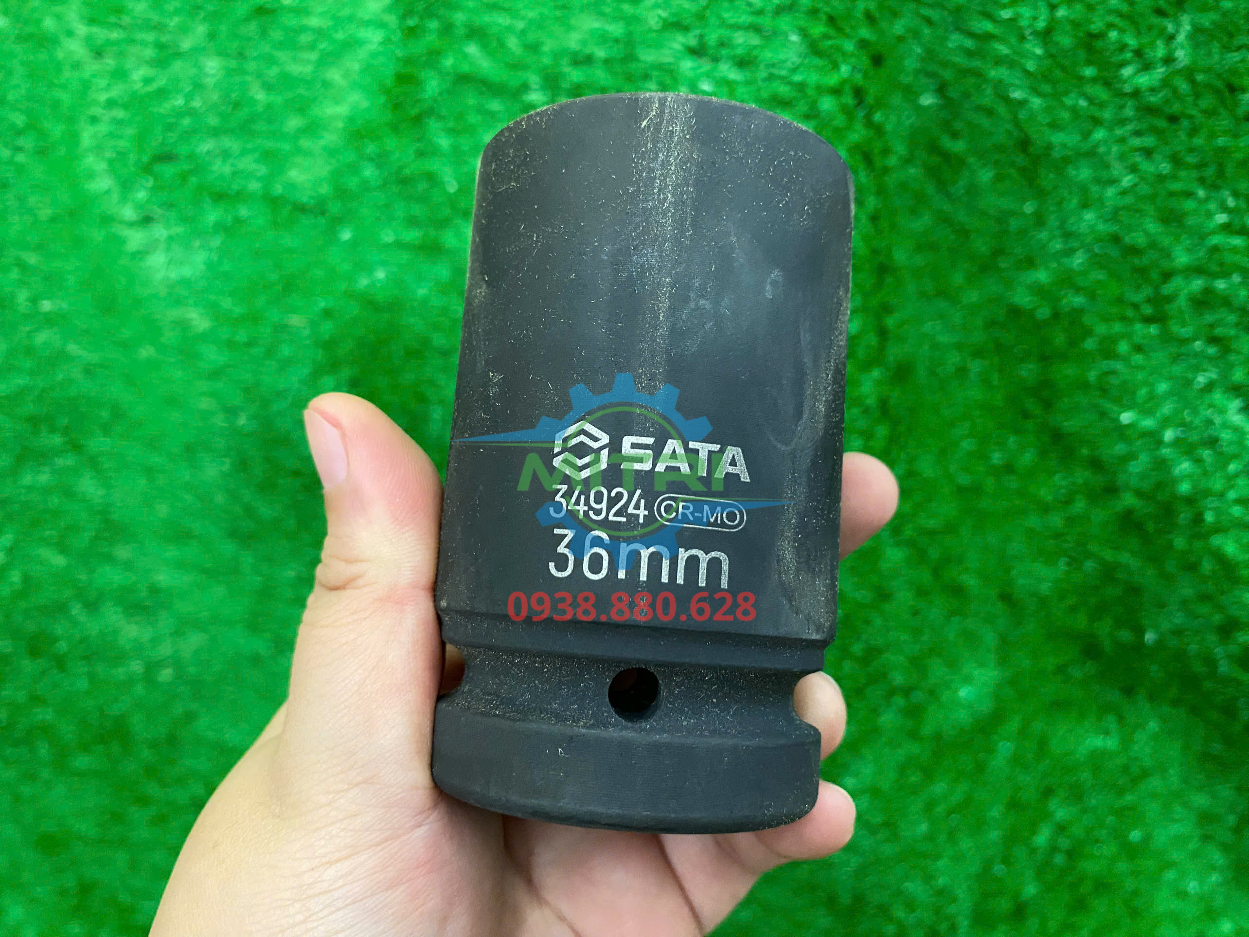 Đầu tuýp cốt vuông 1 inch ra lục giác 36mm Sata 34924