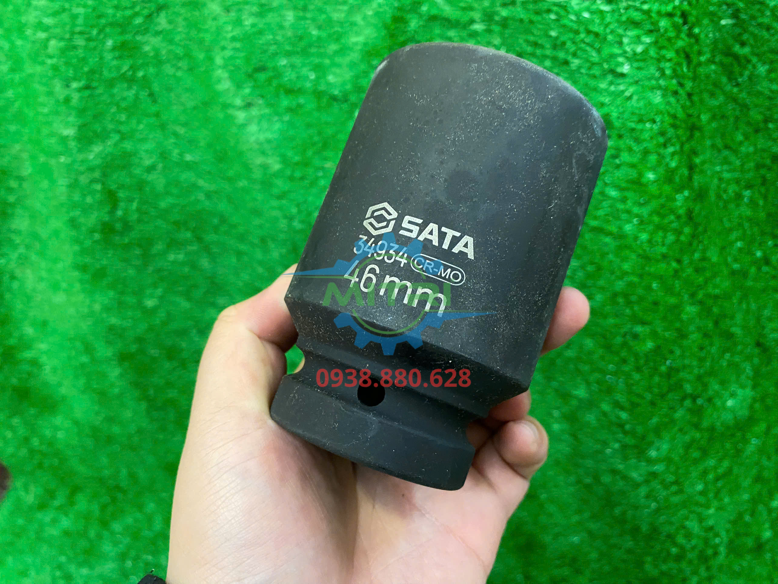 Đầu tuýp đen dài 1 inch 46mm Sata 34-934