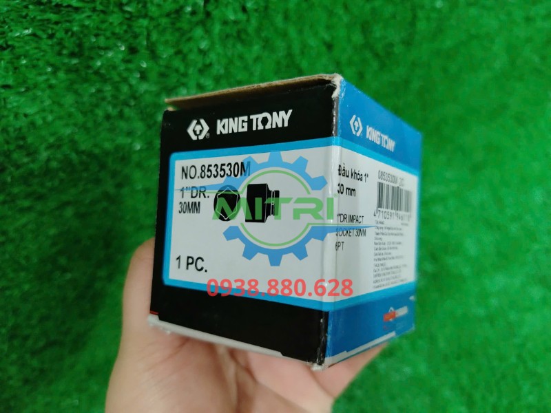 Đầu tuýp đen ngắn 1 inch 30mm Kingtony 853530M CR-MO chính hãng