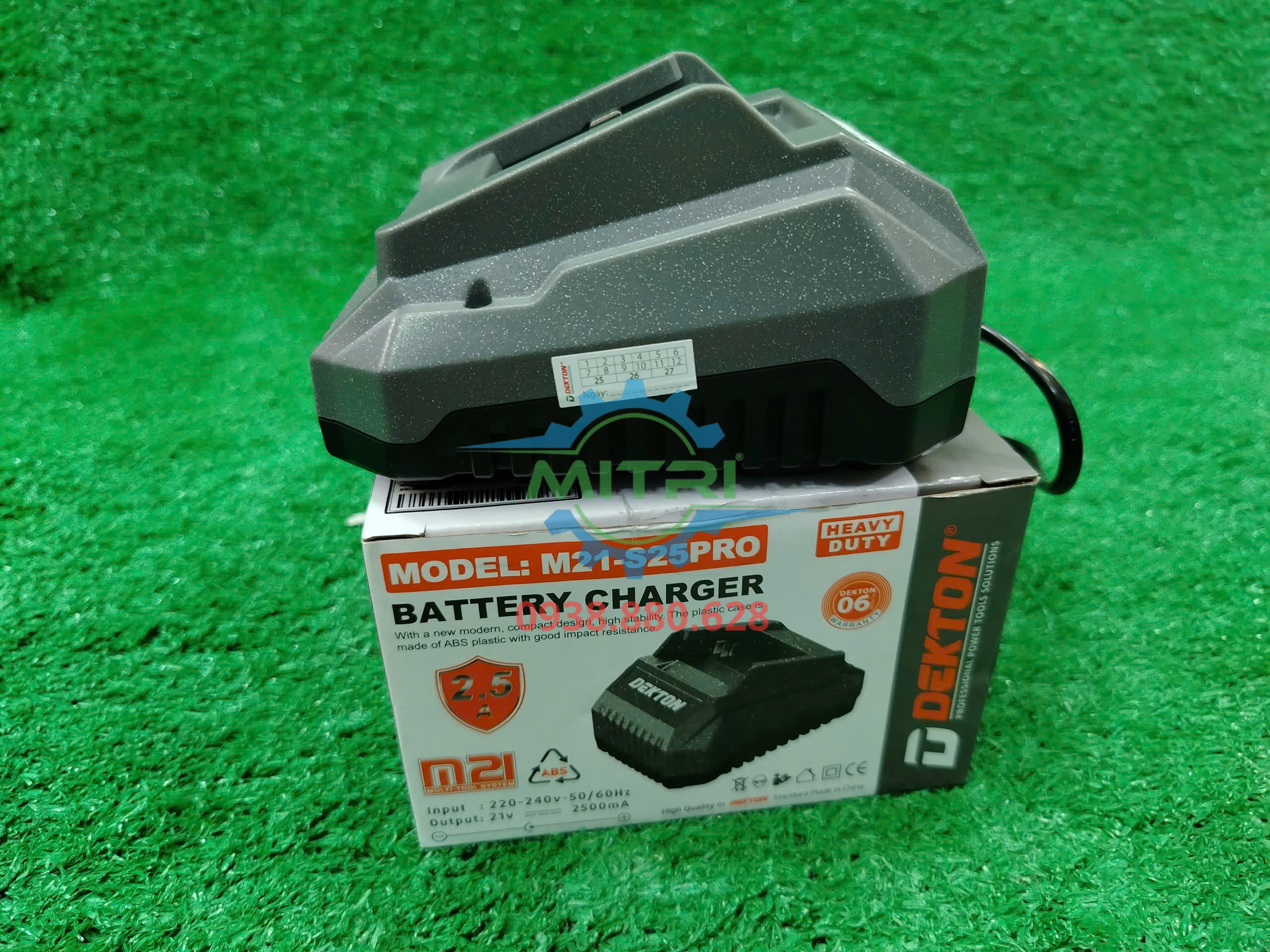 Pin 21V 6.0Ah Dekton M21-B6120PROMAX dòng xả cao 120A chuyên dụng