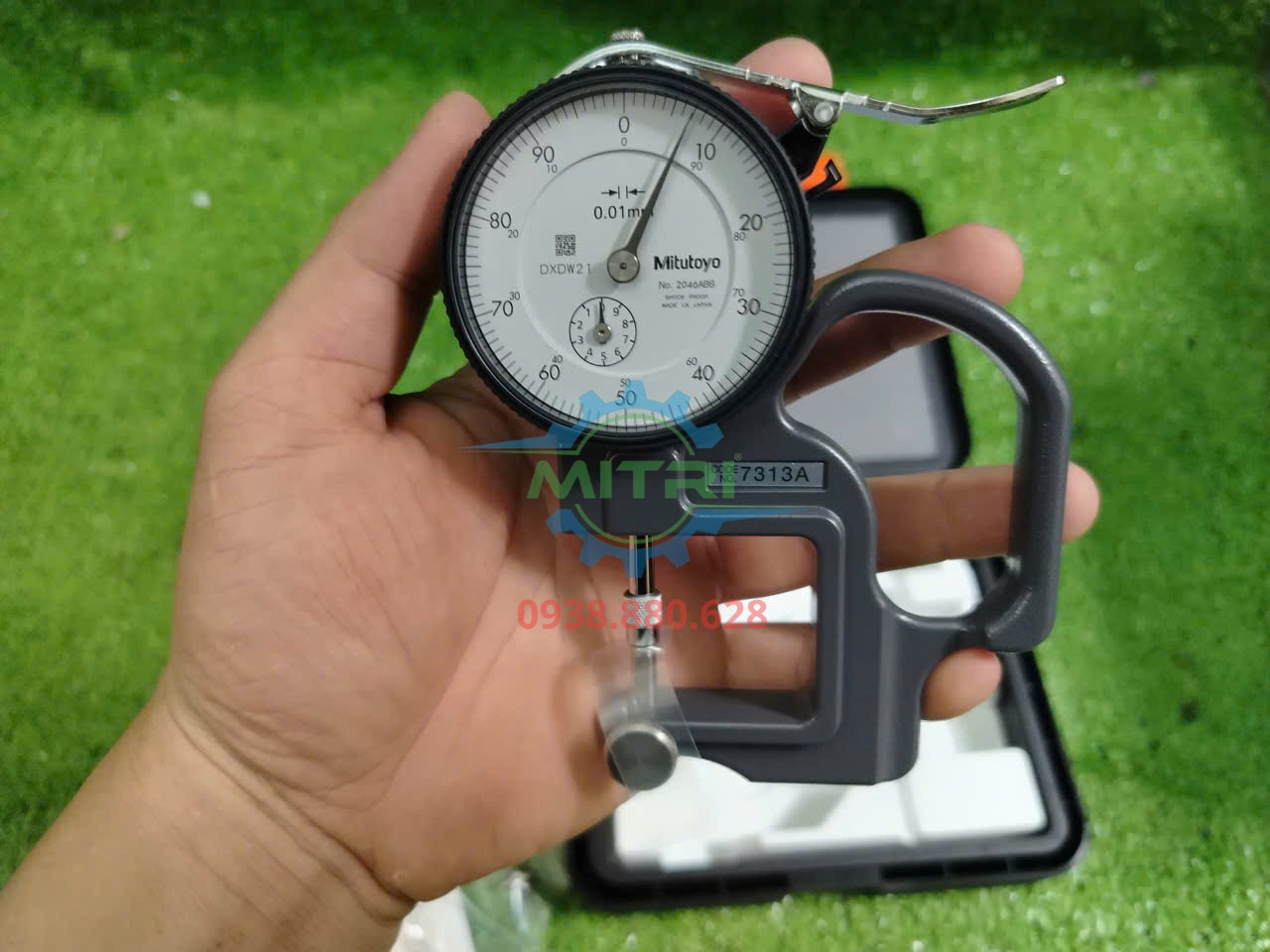 Mặt số cơ của đồng hồ đo độ dày Mitutoyo 7313A