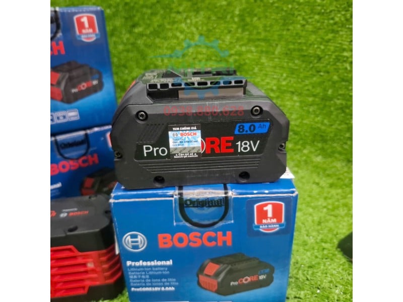 Dung lượng 8Ah pin Bosch PROCORE 18V