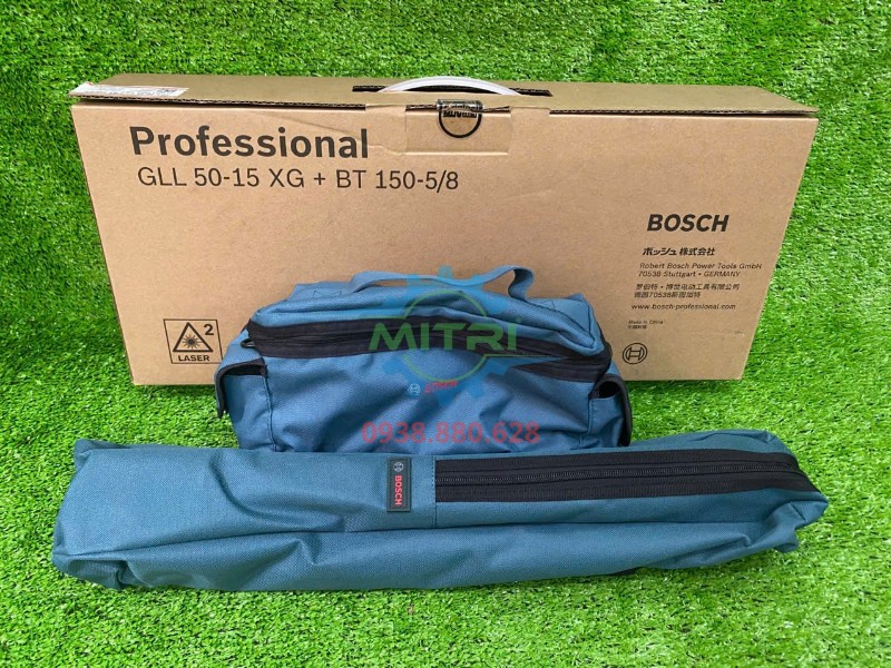 Hộp đóng gói máy cân mực Bosch GLL 50-15 XG chính hãng