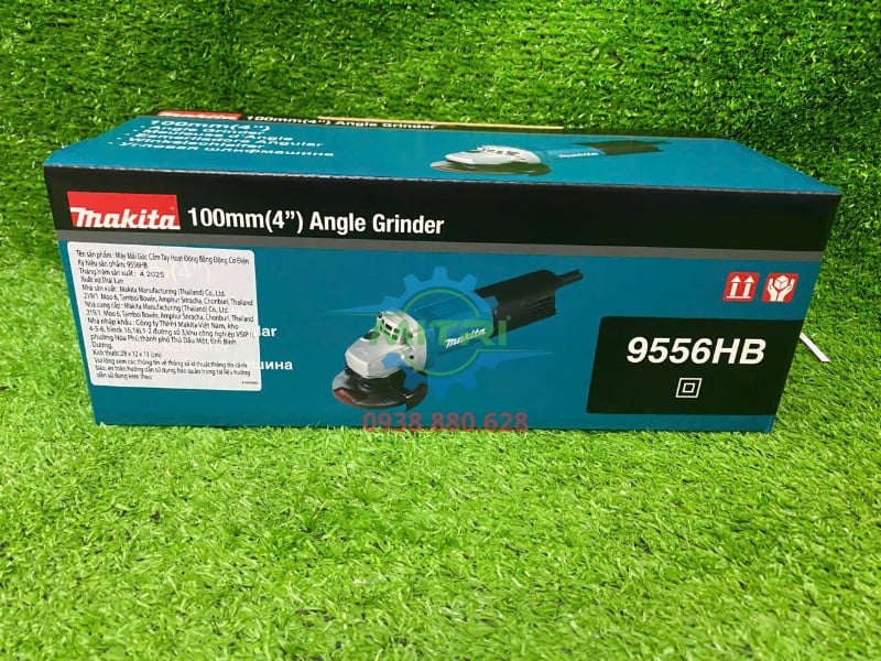 Hộp máy mài Makita 9556HB mặt trước